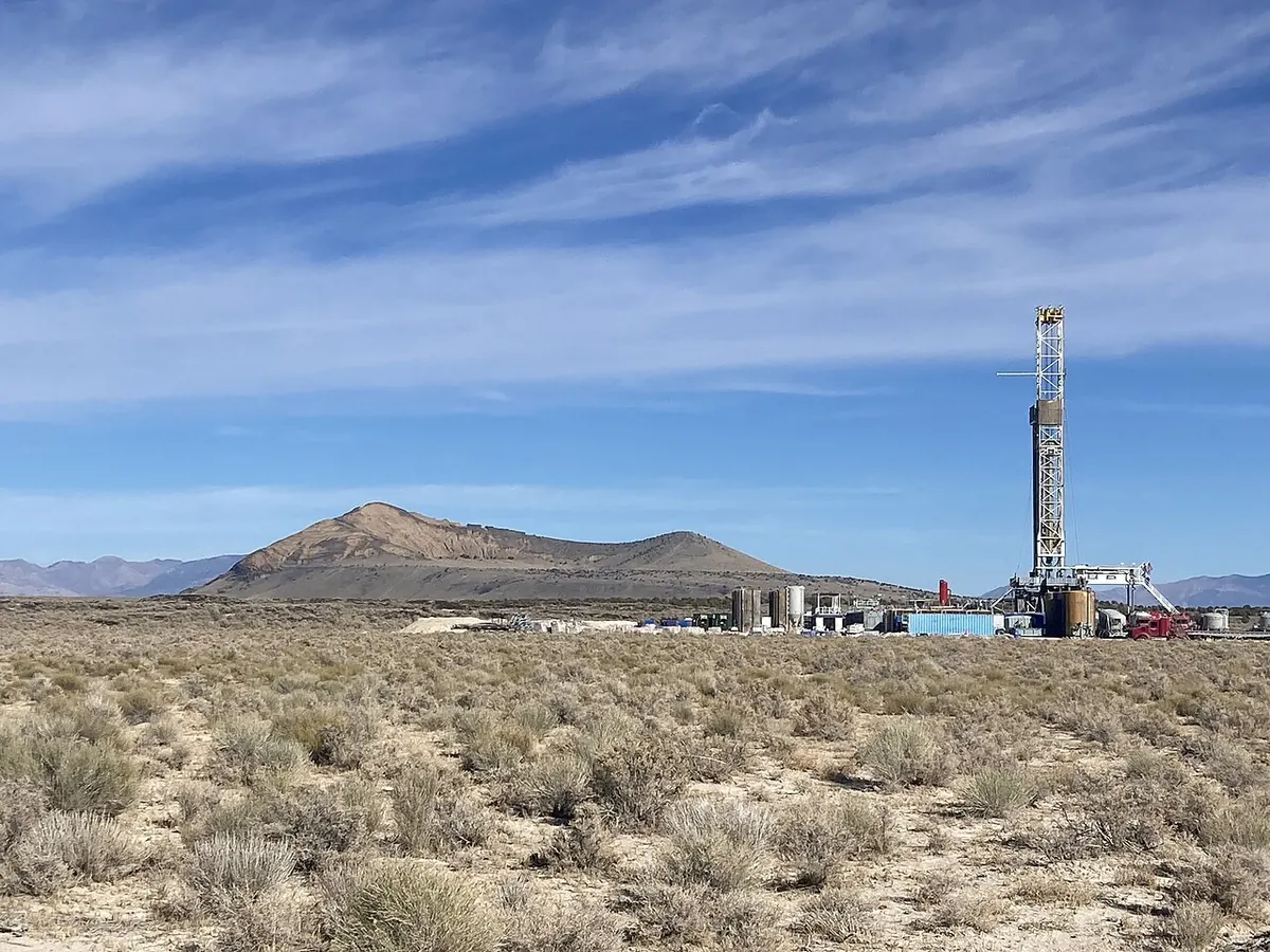Буровая Fervo Energy на геотермальном участке Blanford